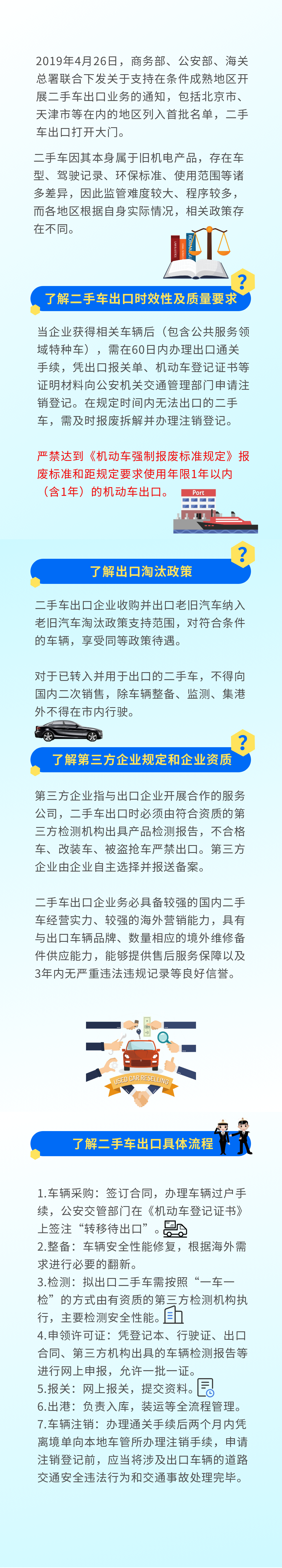 一文讀懂二手車出口相關事項